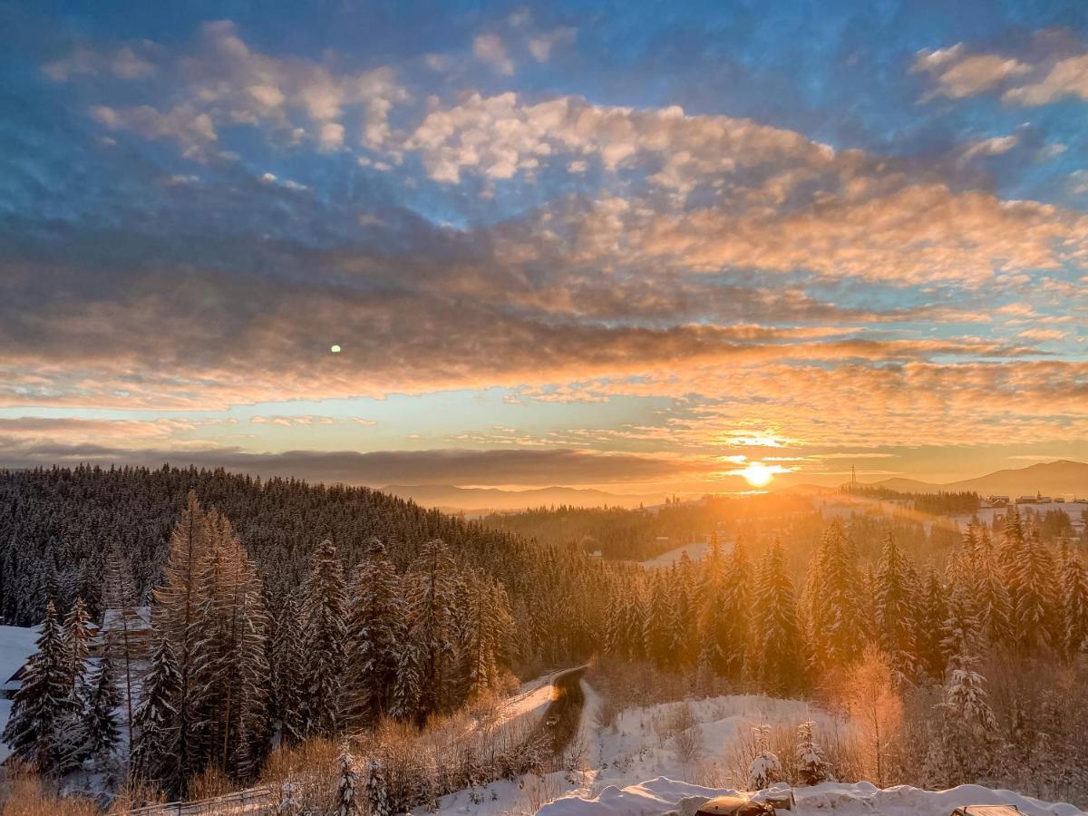 Rich Oak - Готель З Відкритим Панорамний Басейном Yablunytsya Exterior foto